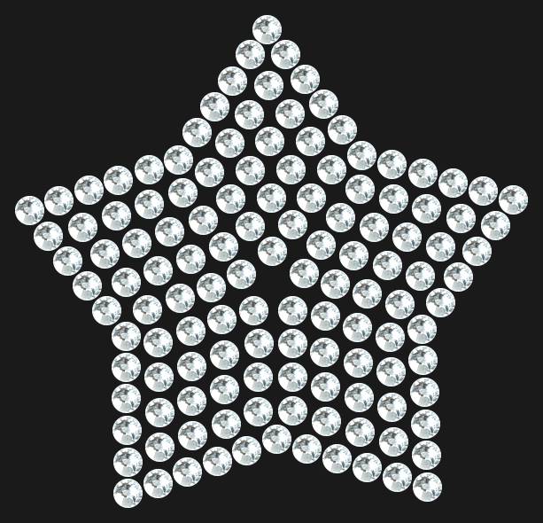 Трафарет Compact star — RHT_STAR2_SS10_CRYSTAL_CLEAR