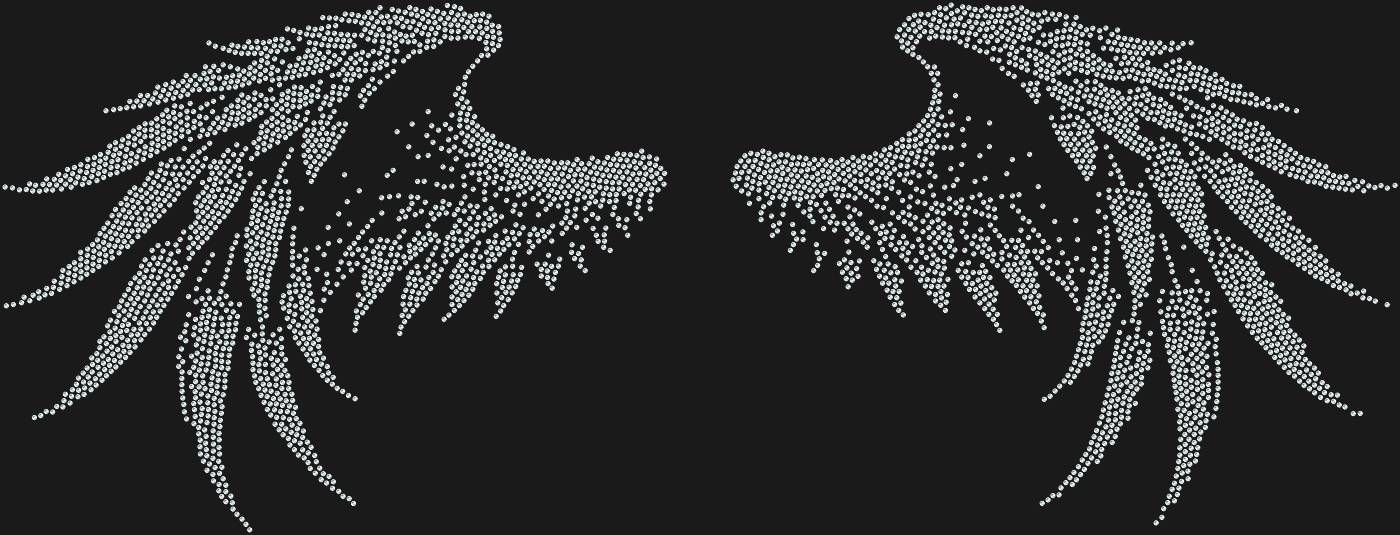 Трафарет Крылья ангела — ANGELWINGS7