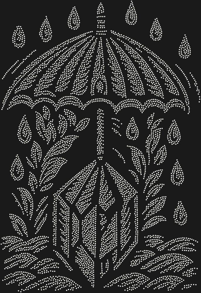 Трафарет An umbrella over the magical crystal — RHT_UMBRELLACRYSTAL1_SS5_CRYSTAL_AB