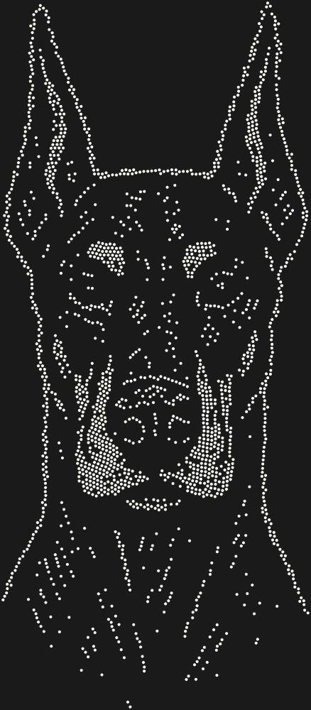 Трафарет Doberman — RHT_DOBERMAN1_SS6_CRYSTAL_AB