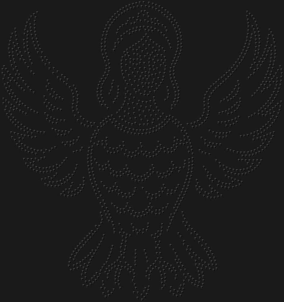 Трафарет Птица алконост — RHT_ALKONOST1_SS10_JET_BLACK