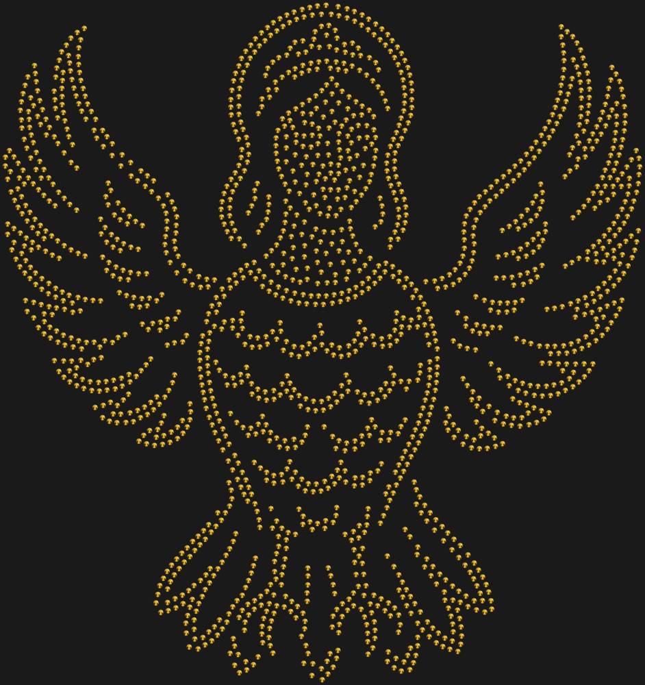 Трафарет Птица алконост — RHT_ALKONOST1_SS16_GOLD