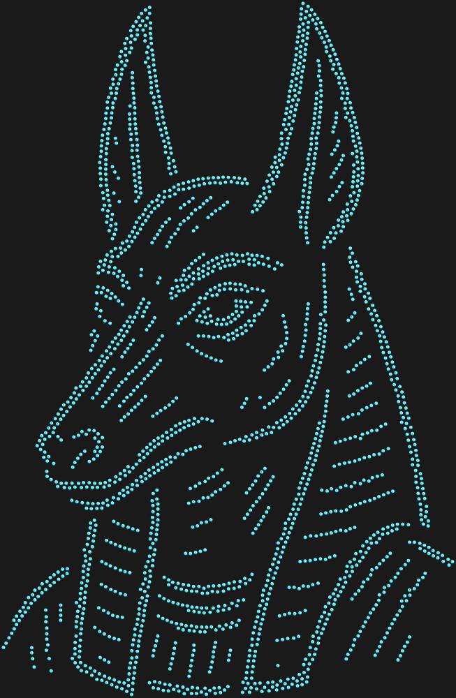 Трафарет Анубис — RHT_ANUBIS1_SS10_LT_SAPPHIRE