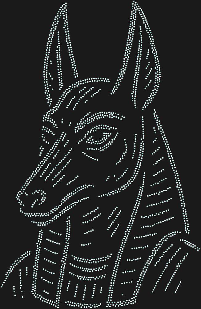 Трафарет Анубис — RHT_ANUBIS1_SS12_CRYSTAL_AB_DMC