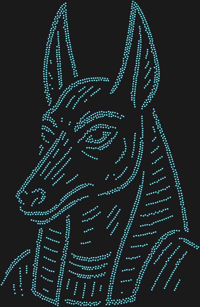 Трафарет Анубис — RHT_ANUBIS1_SS16_LT_SAPPHIRE