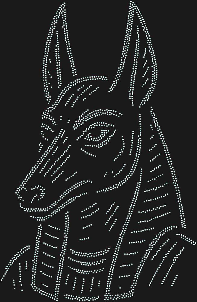 Трафарет Анубис — RHT_ANUBIS1_SS6_CRYSTAL_AB_DMC