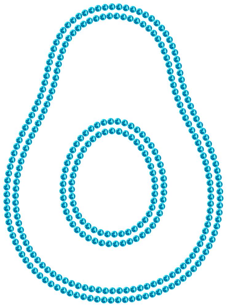 Трафарет Авокадо — RHT_AVOCADO1_SS16_AQUAMARINE