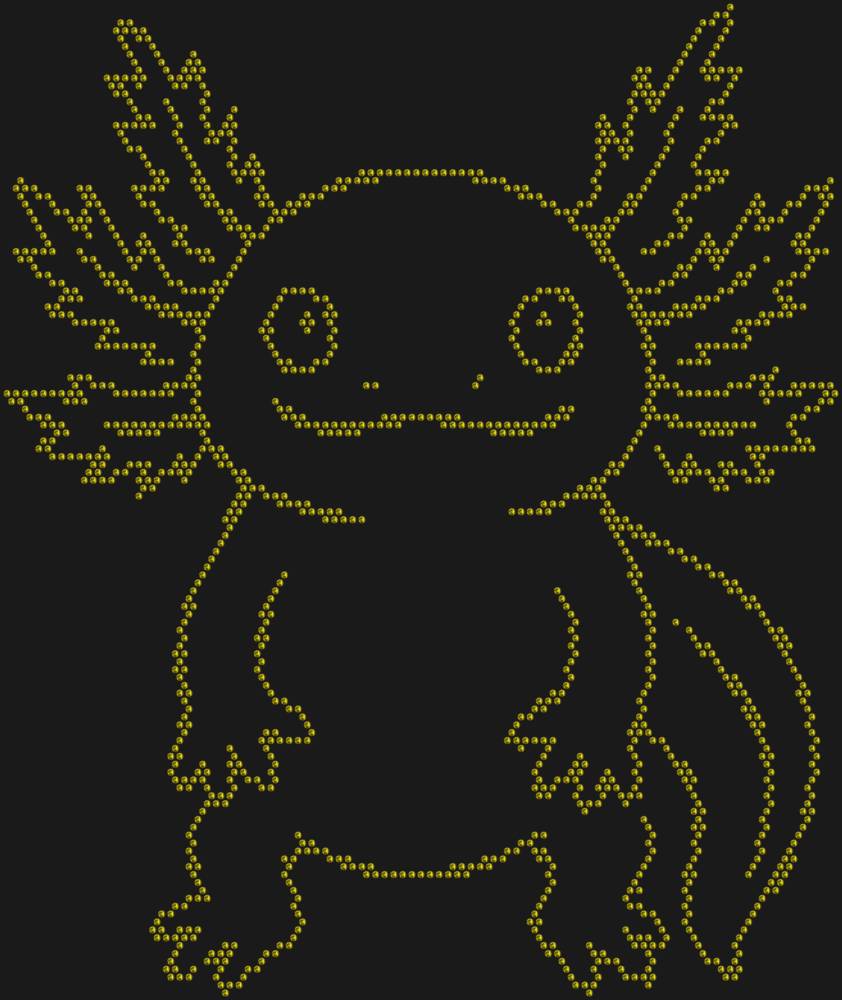Трафарет Аксолотль — RHT_AXOLOTL1_SS10_OLIVE