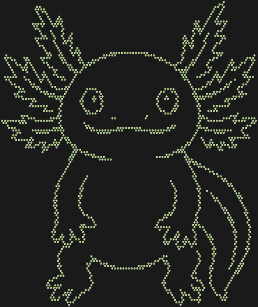 Трафарет Аксолотль — RHT_AXOLOTL1_SS16_CRYSTAL_AB