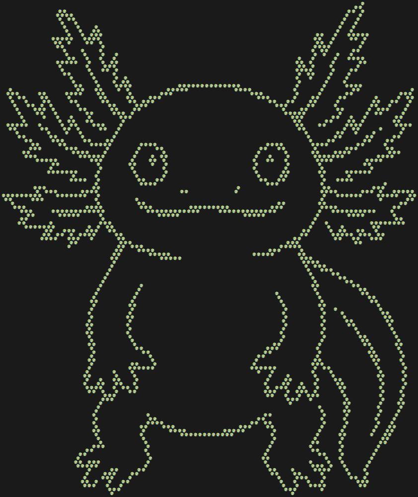 Трафарет Аксолотль — RHT_AXOLOTL1_SS6_CRYSTAL_AB