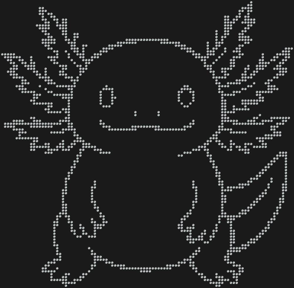Трафарет Аксолотль — RHT_AXOLOTL2_SS10_CRYSTAL_CLEAR