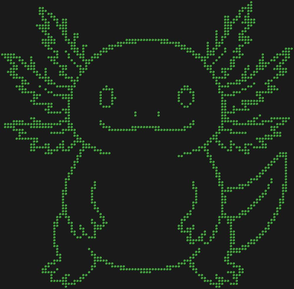 Трафарет Аксолотль — RHT_AXOLOTL2_SS10_LT_PERIDOT