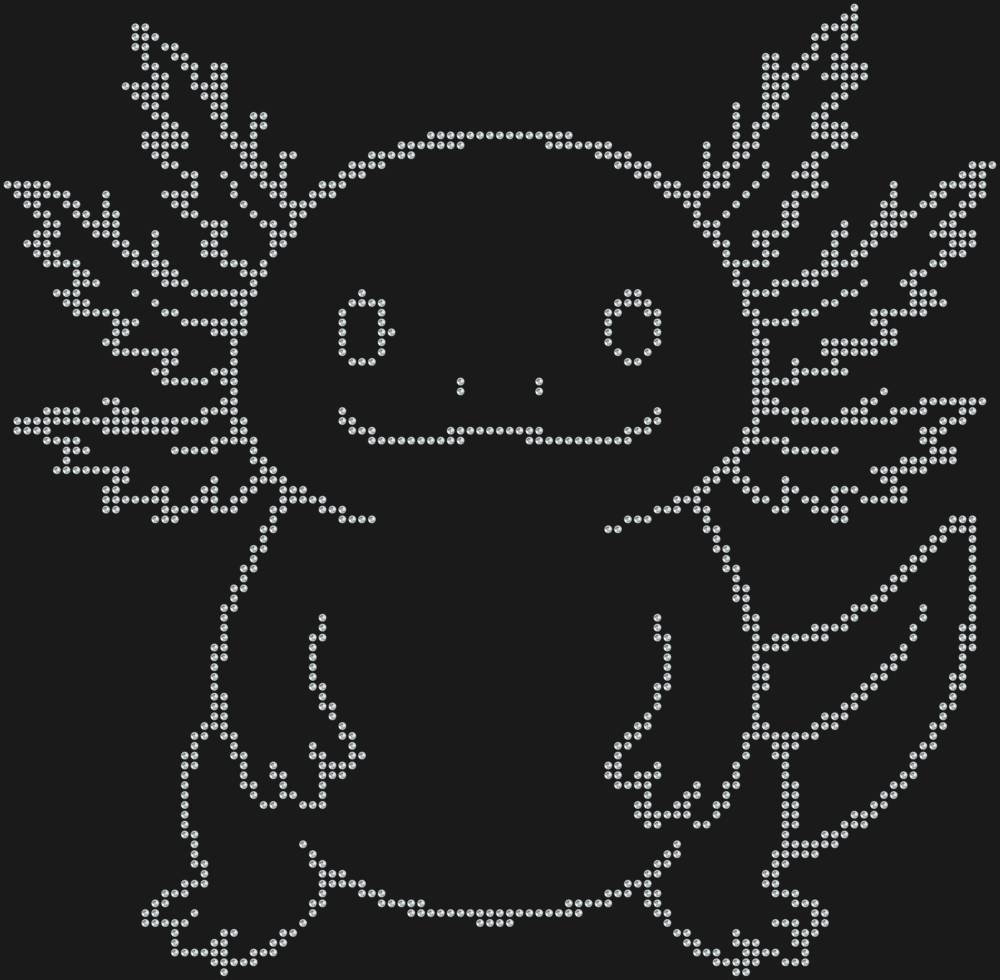 Трафарет Аксолотль — RHT_AXOLOTL2_SS12_CRYSTAL_CLEAR