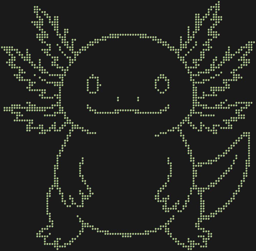 Трафарет Аксолотль — RHT_AXOLOTL2_SS6_CRYSTAL_AB