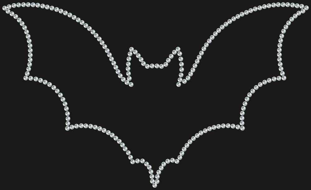 Трафарет Летучая мышь — RHT_BAT1_SS10_CRYSTAL_CLEAR