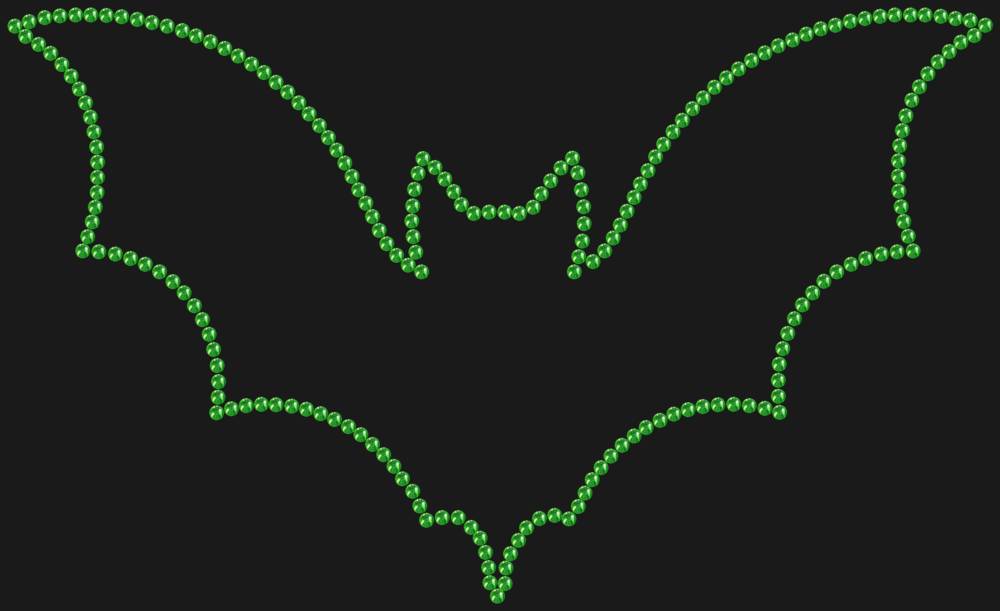 Трафарет Летучая мышь — RHT_BAT1_SS10_LT_PERIDOT