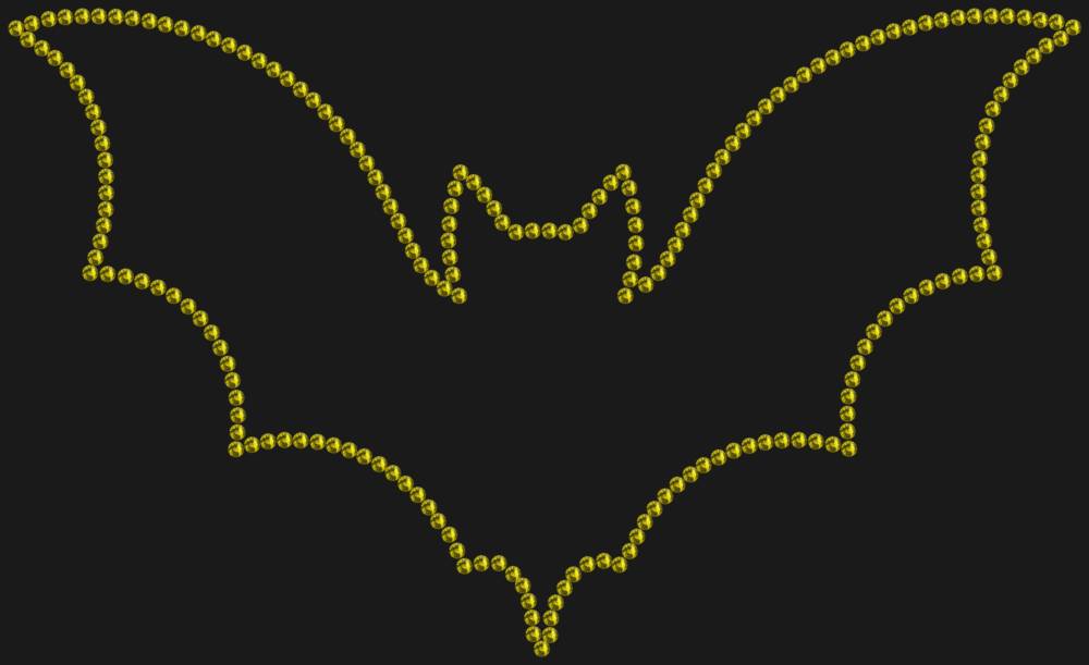 Трафарет Летучая мышь — RHT_BAT1_SS10_OLIVE