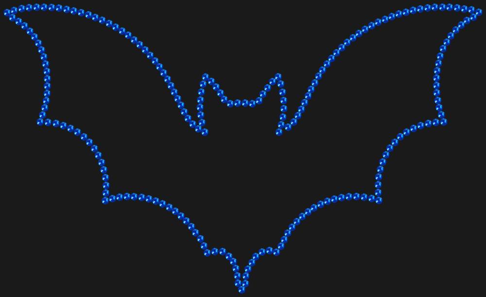 Трафарет Летучая мышь — RHT_BAT1_SS10_SAPPHIRE