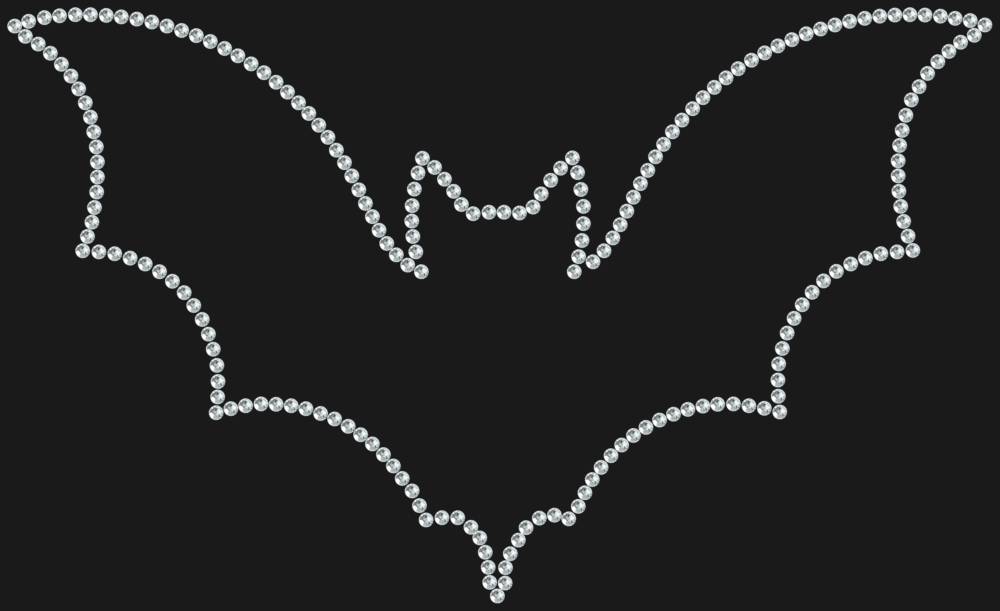 Трафарет Летучая мышь — RHT_BAT1_SS12_CRYSTAL_CLEAR