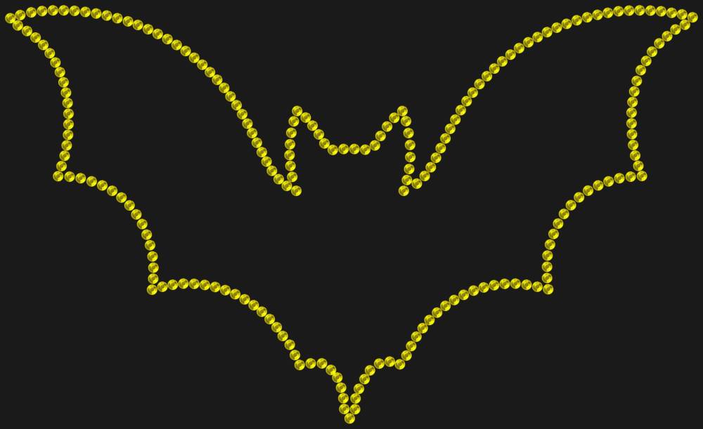 Трафарет Летучая мышь — RHT_BAT1_SS16_CITRINE