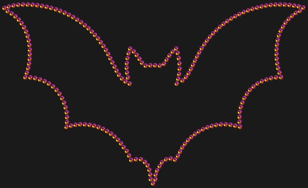 Трафарет Летучая мышь — RHT_BAT1_SS16_RAINBOW