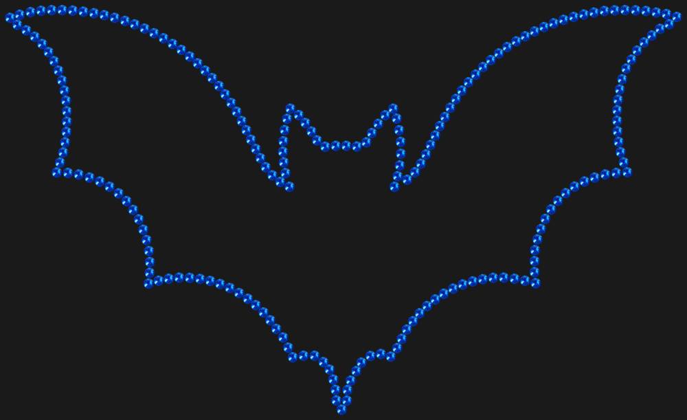 Трафарет Летучая мышь — RHT_BAT1_SS16_SAPPHIRE