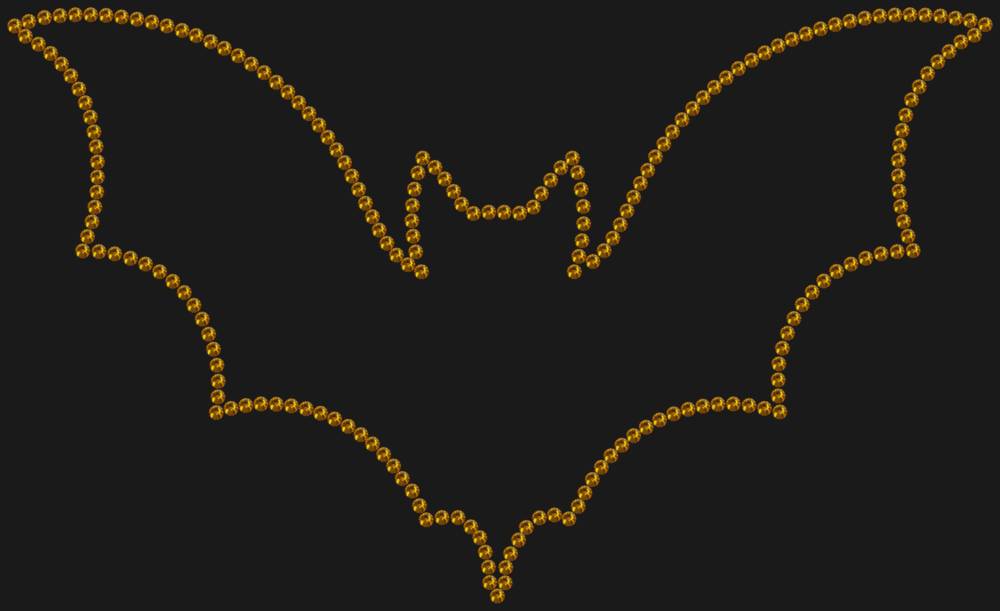 Трафарет Летучая мышь — RHT_BAT1_SS16_TOPAZ