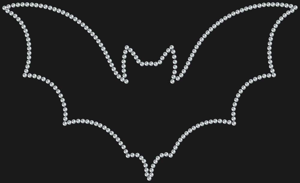 Трафарет Летучая мышь — RHT_BAT1_SS6_CRYSTAL_CLEAR