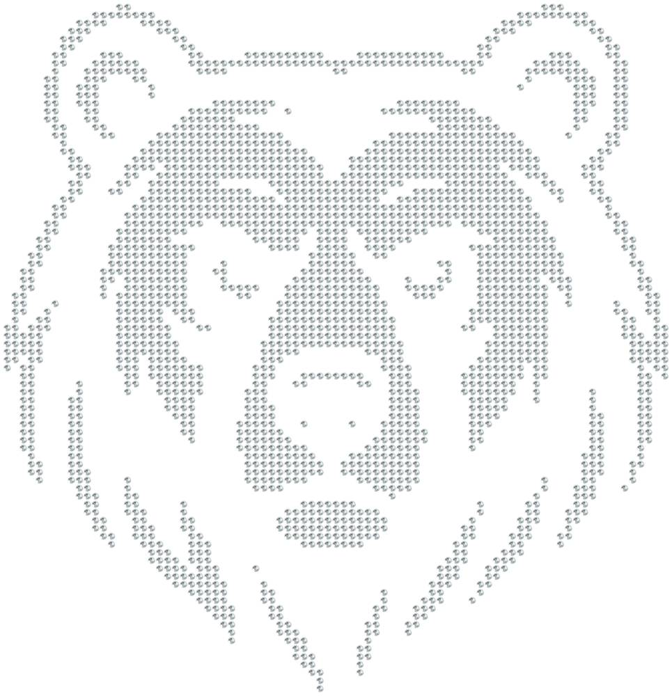 Трафарет Медведь — RHT_BEAR1_SS12_CRYSTAL_CLEAR