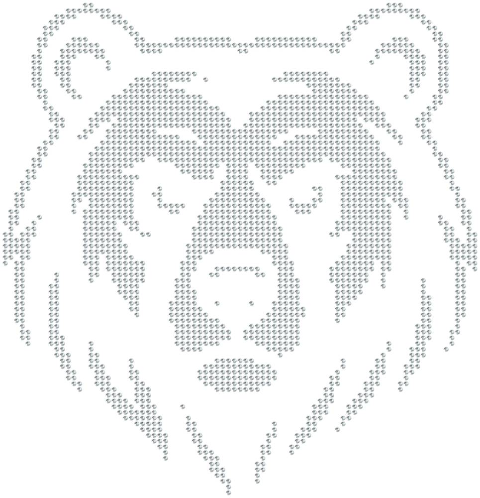 Трафарет Медведь — RHT_BEAR1_SS16_CRYSTAL_CLEAR