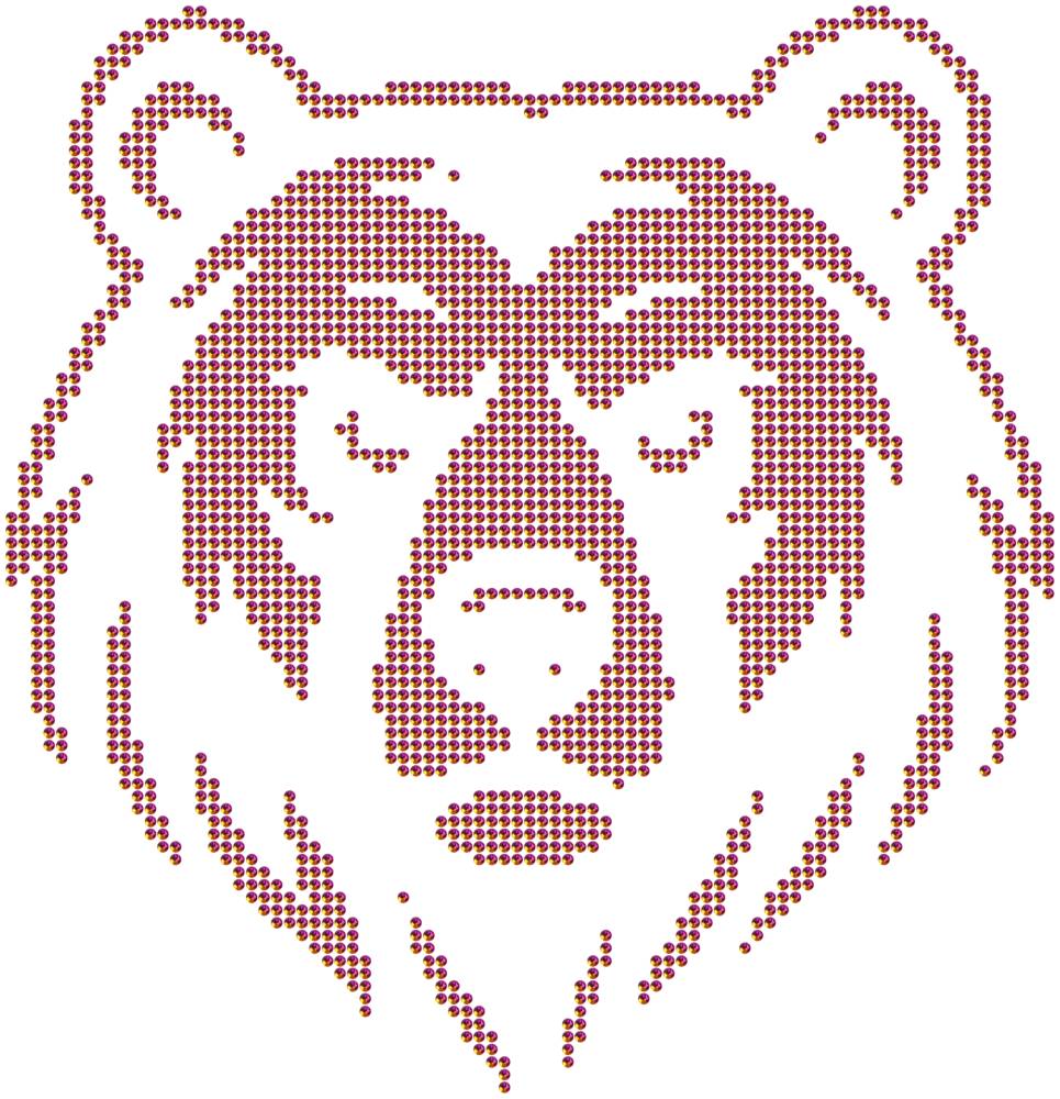 Трафарет Медведь — RHT_BEAR1_SS16_RAINBOW