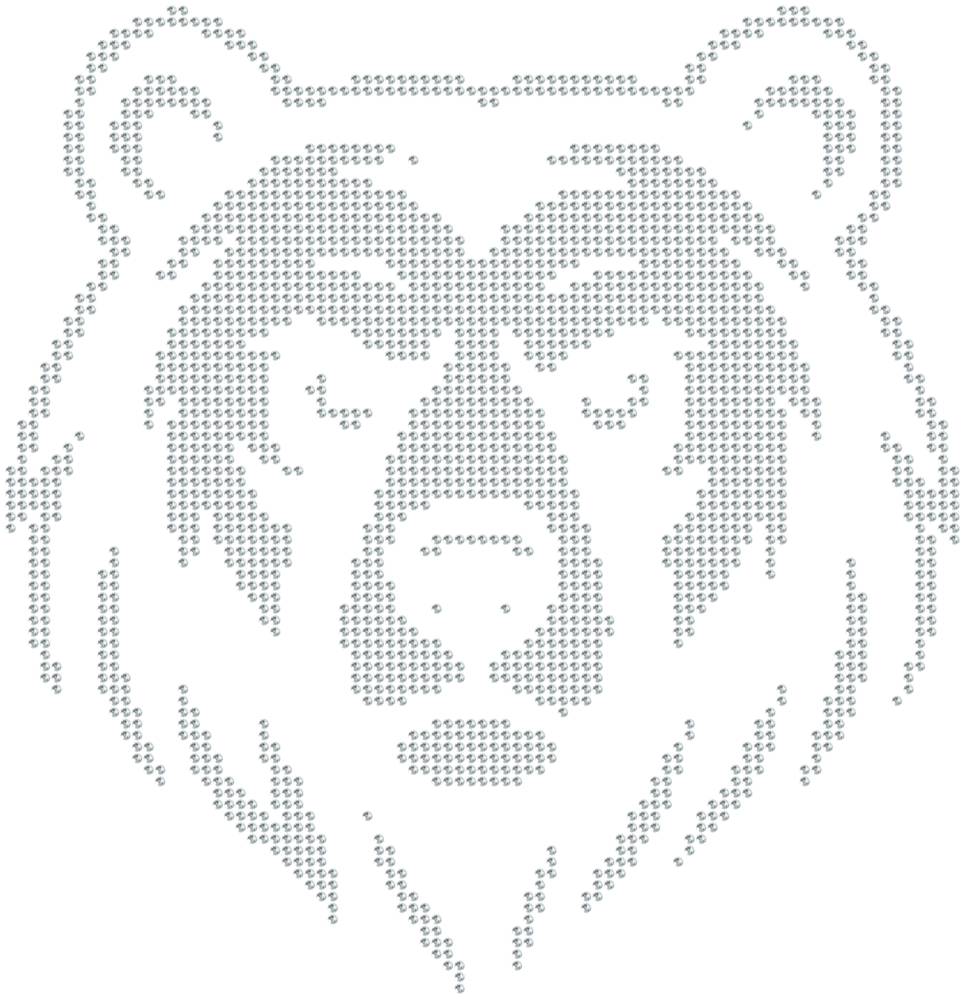Трафарет Медведь — RHT_BEAR1_SS20_CRYSTAL_CLEAR