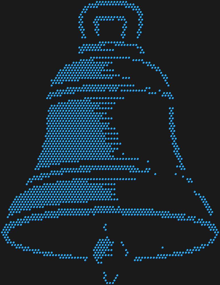 Трафарет Колокол — RHT_BELL1_SS10_SAPPHIRE