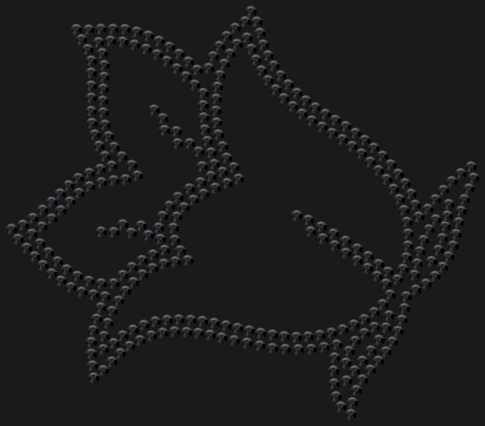 Трафарет Колокольчик — RHT_BLUEBELL1_SS16_JET_BLACK