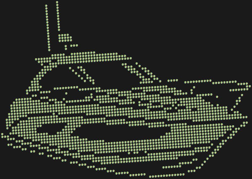 Трафарет Катер — RHT_BOAT1_SS12_CRYSTAL_AB