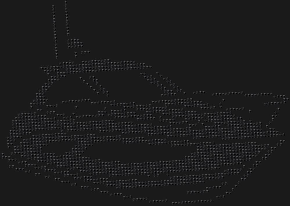 Трафарет Катер — RHT_BOAT1_SS16_JET_BLACK