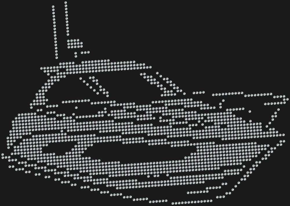 Трафарет Катер — RHT_BOAT1_SS6_CRYSTAL_CLEAR