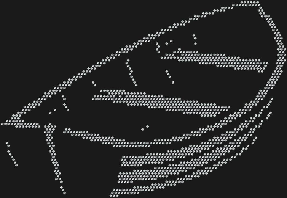 Трафарет Лодка — RHT_BOAT2_SS10_CRYSTAL_CLEAR