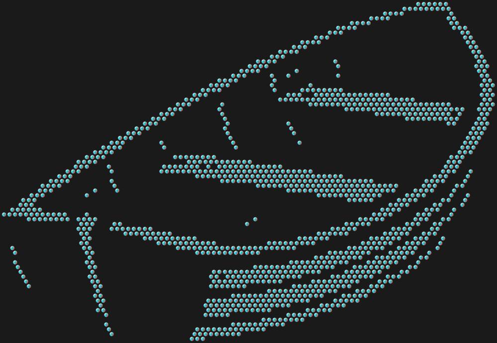 Трафарет Лодка — RHT_BOAT2_SS12_CRYSTAL_AB_DMC