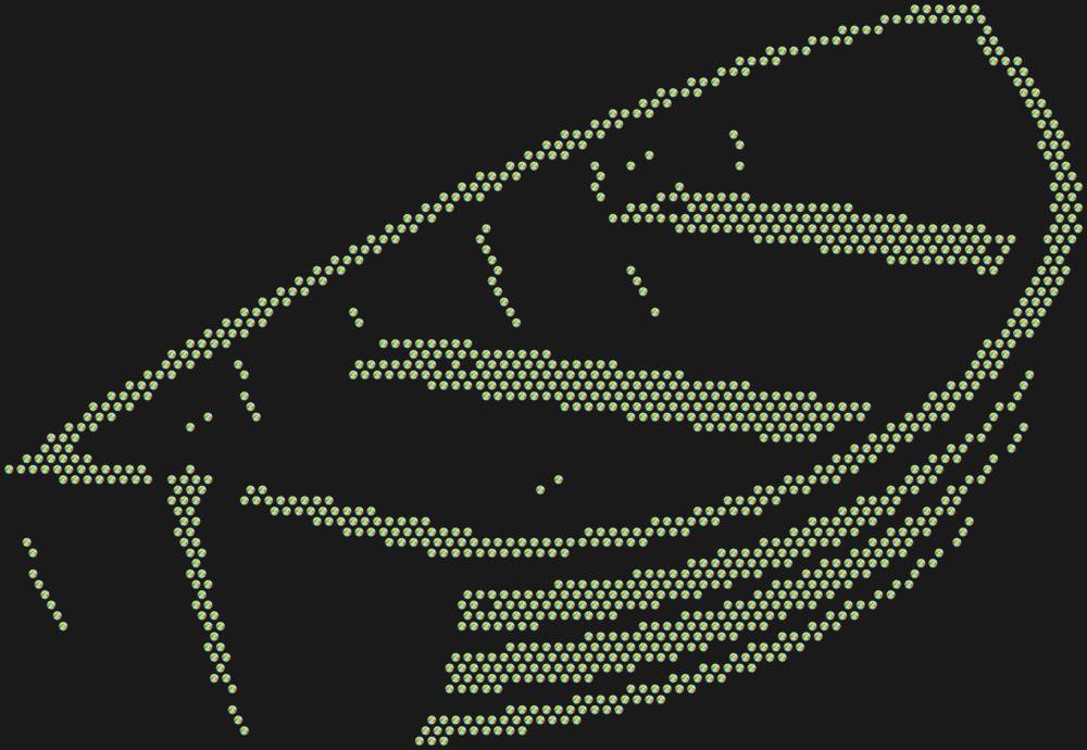 Трафарет Лодка — RHT_BOAT2_SS6_CRYSTAL_AB