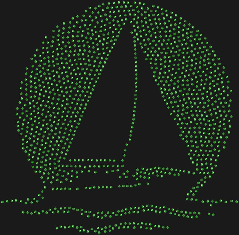Трафарет Яхта на закатном солнце — RHT_BOAT3_SS10_LT_PERIDOT