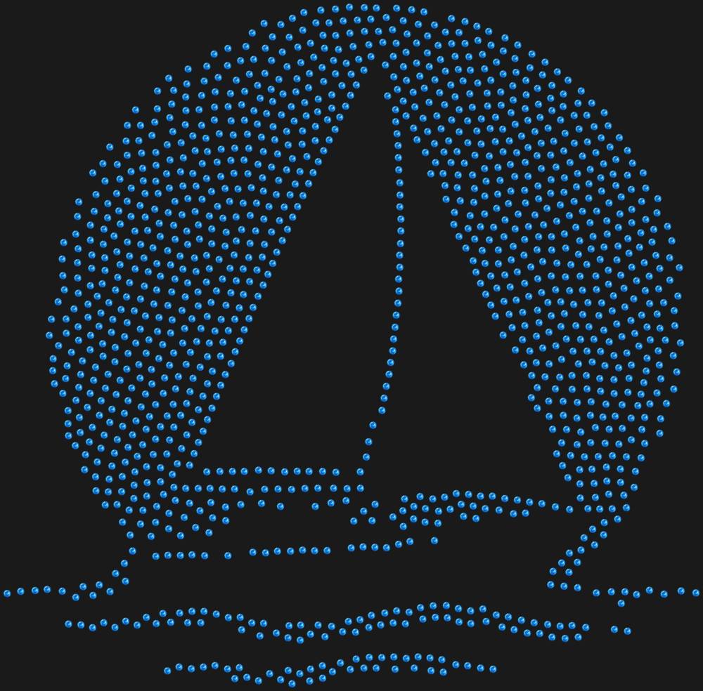 Трафарет Яхта на закатном солнце — RHT_BOAT3_SS10_LT_SAPPHIRE
