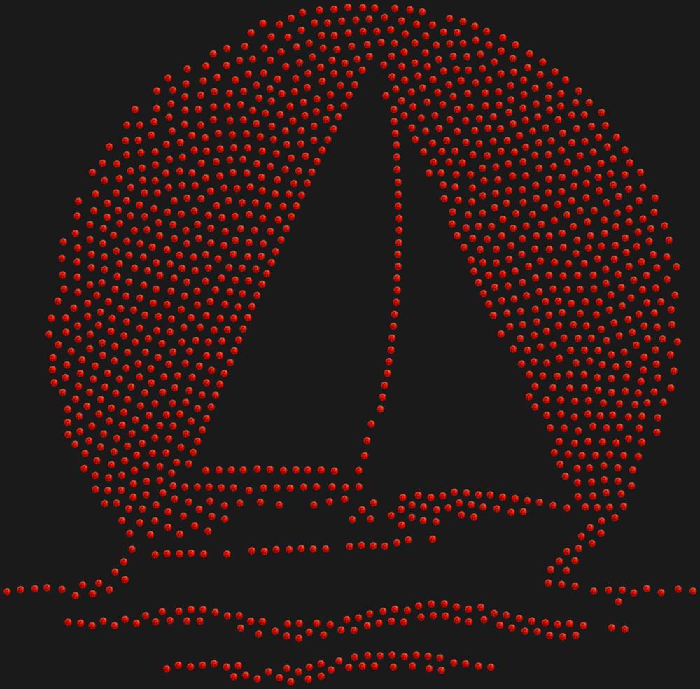 Трафарет Яхта на закатном солнце — RHT_BOAT3_SS10_LT_SIAM