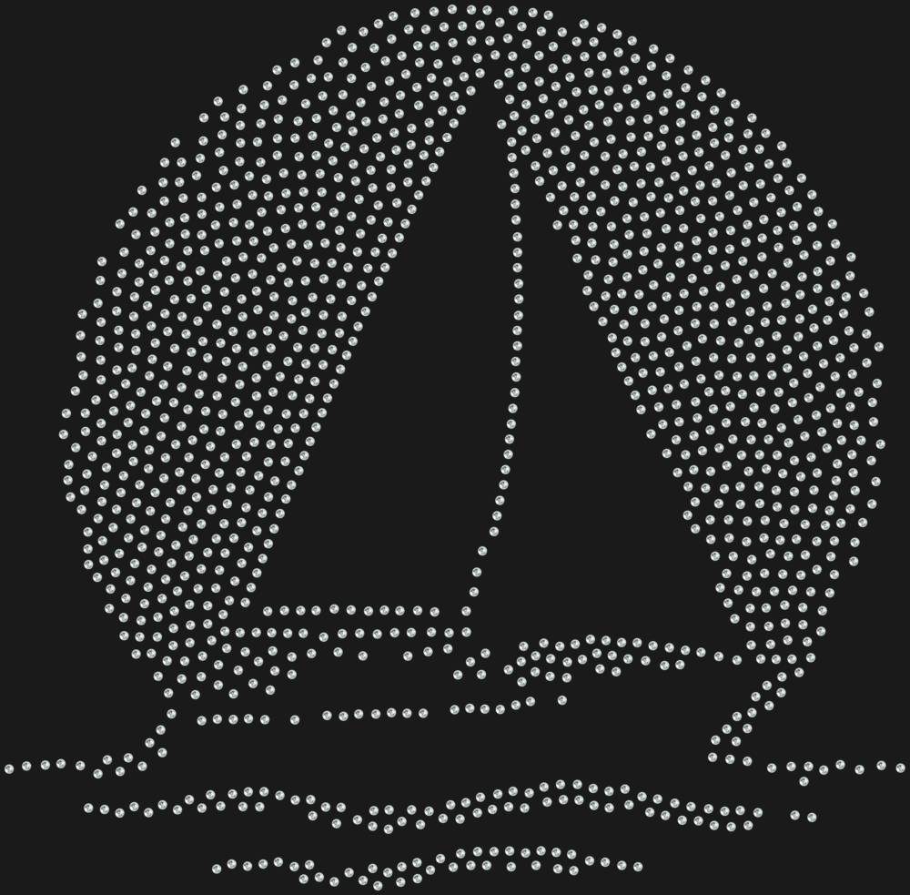 Трафарет Яхта на закатном солнце — RHT_BOAT3_SS16_CRYSTAL_CLEAR