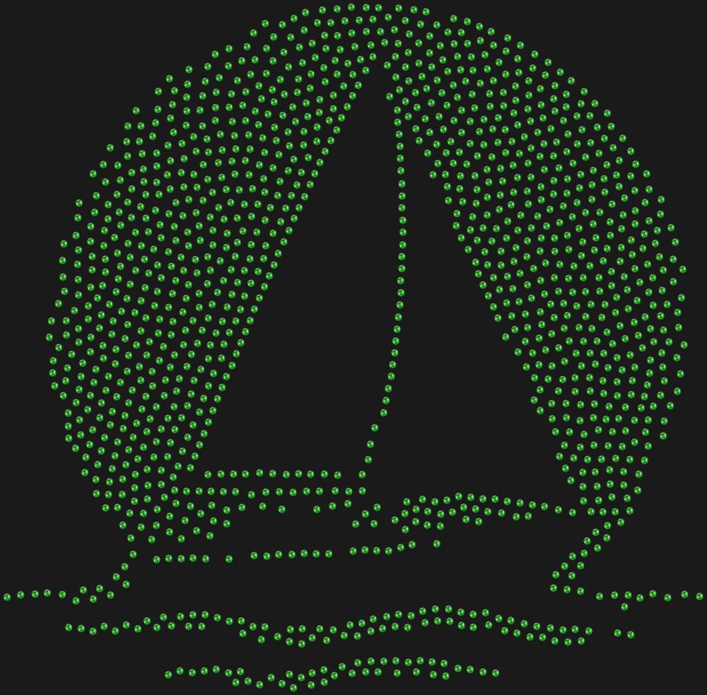 Трафарет Яхта на закатном солнце — RHT_BOAT3_SS16_LT_PERIDOT