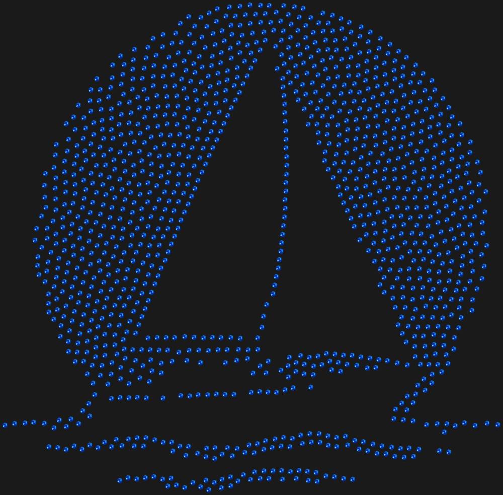 Трафарет Яхта на закатном солнце — RHT_BOAT3_SS16_SAPPHIRE