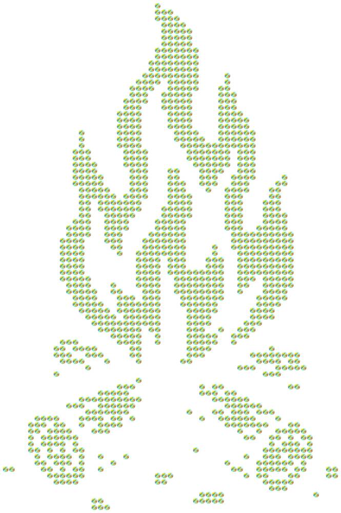 Трафарет Костер — RHT_BONFIRE1_SS16_CRYSTAL_AB