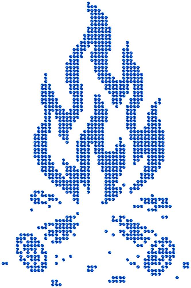 Трафарет Костер — RHT_BONFIRE1_SS16_SAPPHIRE