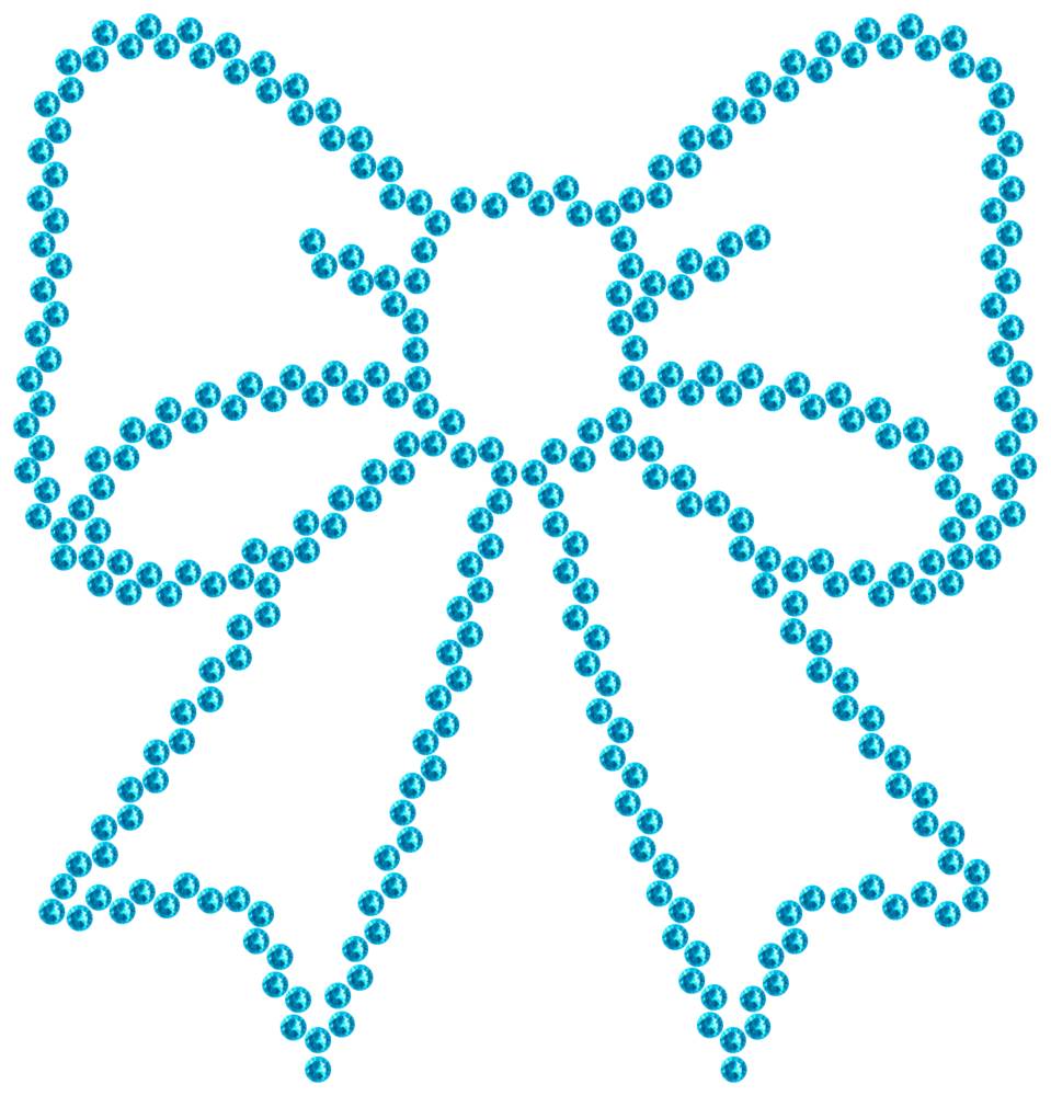 Трафарет Бант — RHT_BOW1_SS10_AQUAMARINE