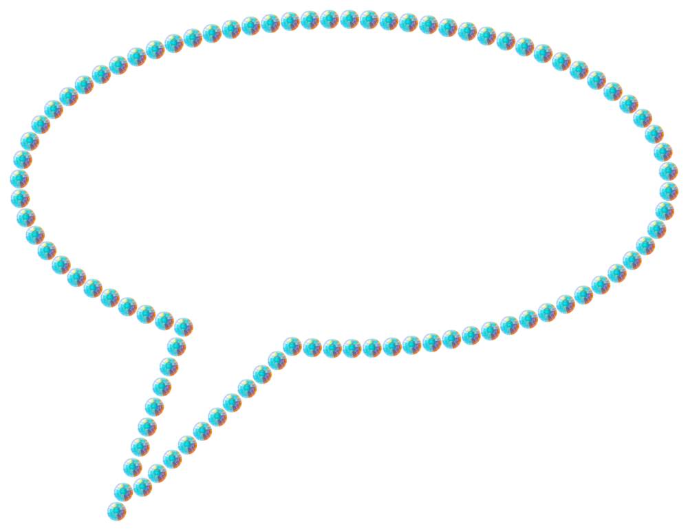 Трафарет Облако из комиксов — RHT_BUBBLE1_SS16_CRYSTAL_AB_DMC